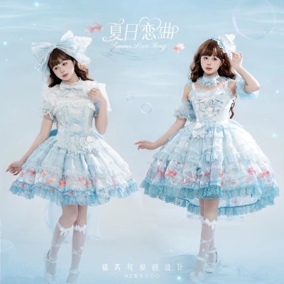 Mewroco Summer Love Song JSK and OP(Pre-Order/Full Payment Without Shipping)